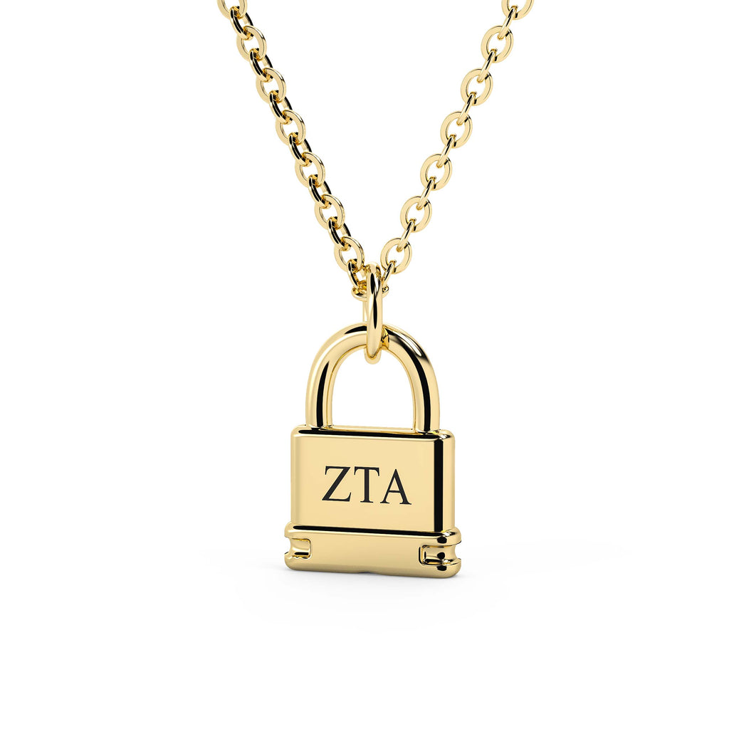 Lock Necklace Zeta Tau Alpha – San Jose Jewelers