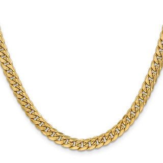 10k yellow gold miami cuban link chian 6.1mm