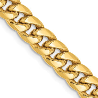 10k yellow gold miami cuban link chian 6.1mm