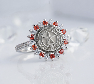 123-10-san-jose-university-of-texas-san-antonio-utsa-official-class-seal-ring-graduation-alternating-orange-stones