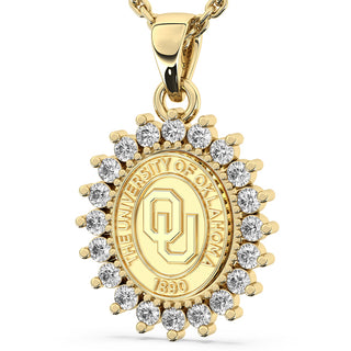 OU Necklace | 123 Tradition San Jose Jewelers Stone Type: Cubic Zirconia