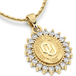 OU Necklace | 123 Tradition San Jose Jewelers Stone Type: Cubic Zirconia