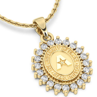 UTA Necklace | 123 Tradition with University of Texas at Arlington Pendant | 14K Gold