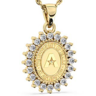 UTA Necklace | 123 Tradition with University of Texas at Arlington Pendant | 14K Gold