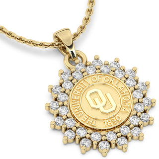 OU Necklace | 177 Success San Jose Jewelers Stone Type: Cubic Zirconia