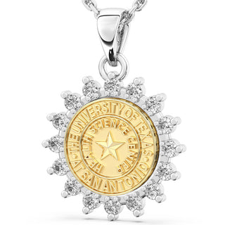 UTHSC San Antonio Necklace | 193 Cherish San Jose Jewelers Stone Type: Cubic Zirconia