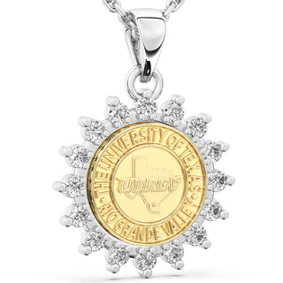 UTRGV Necklace | 193 Cherish San Jose Jewelers Stone Type: Cubic Zirconia