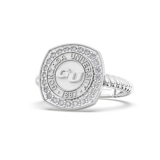 Women Gonzaga University Class Ring | Gonzaga Graduation Gifts | Gozags | Gonzaga University Bulldogs | Gonzaga University Colors | Gonzaga College Ring | 237 Luna