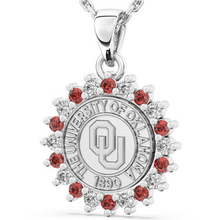 OU Necklace | 245 Prestige San Jose Jewelers Stone Type: Cubic Zirconia