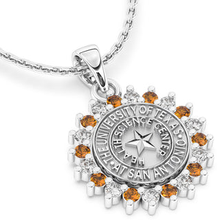 UTHSC San Antonio Necklace | 245 Prestige San Jose Jewelers Stone Type: Cubic Zirconia