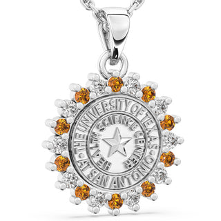 UTHSC San Antonio Necklace | 245 Prestige San Jose Jewelers Stone Type: Cubic Zirconia