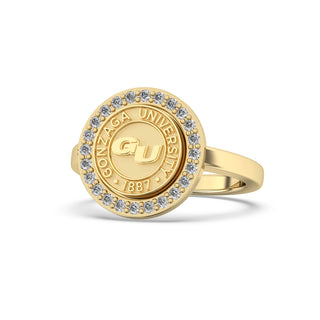 Women Gonzaga University Class Ring | Gonzaga Graduation Gifts | Gozags | Gonzaga University Bulldogs | Gonzaga University Colors | Gonzaga College Ring | 249 Eternity