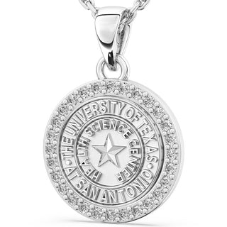 UTHSC San Antonio Necklace | 249 Eternity San Jose Jewelers Stone Type: Cubic Zirconia