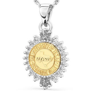 UTRGV Necklace | 311 Honor San Jose Jewelers Stone Type: Cubic Zirconia