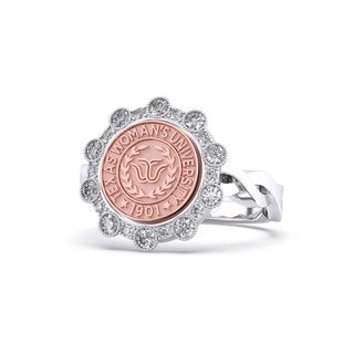 TWU Class Ring | Texas Woman's University Class Ring | TWU Graduation Ring | TWU Pioneers | 313 Blossom