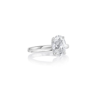 Oval 1.5 ct Lab Grown Diamond Engagement Ring