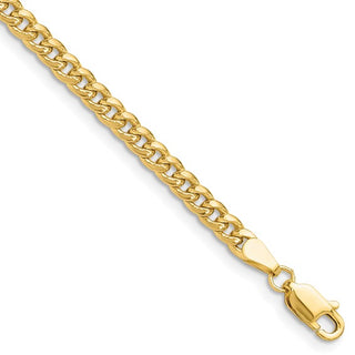 10k yellow gold miami cuban link chian 3.8mm