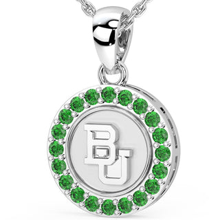 Baylor Belle Necklace | Baylor Bear Belle Necklace | White Gold