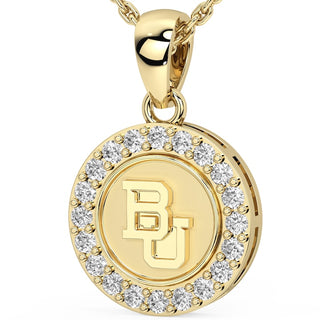 Baylor Belle Necklace | Baylor Bear Belle Necklace | Yellow Gold