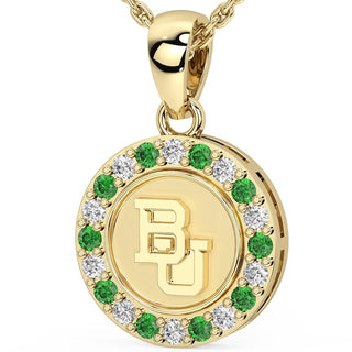 Baylor Belle Necklace | Baylor Bear Belle Necklace | Yellow Gold