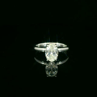 Oval Lab Grown Diamond Engagement Ring