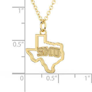 Colgante SMU Texas de la Universidad Metodista del Sur de acero inoxidable