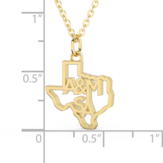 Texas A&M San Antonio Necklace | Stainless Steel