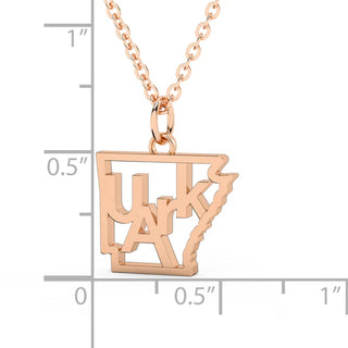 University of Arkansas Necklace | Stainless Steel