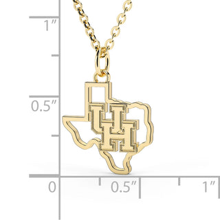Colgante de acero inoxidable de la Universidad de Houston UH Texas