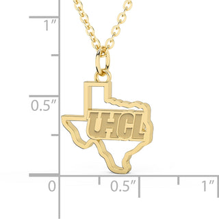 University of Houston Clear Lake Necklace | UHCL Pendant | Stainless Steel