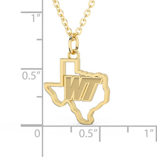 West Texas A&M "WT" Necklace | Stainless Steel