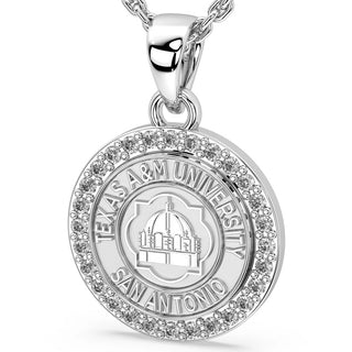 Texas A&M San Antonio Necklace | TAMUSA Pendant | 249 Eternity