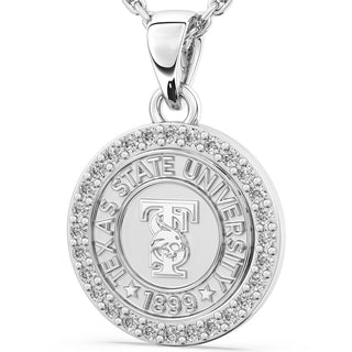 Texas State University Pendant | Texas State Necklace | 249 Eternity