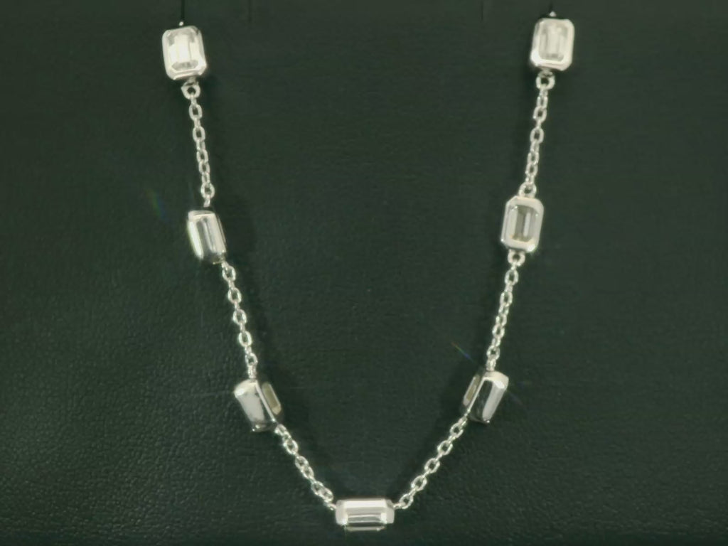 Sterling Silver Moissanite Tennis Bracelet San Jose Jewelers