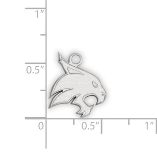 TXST Bobcat Necklace | Texas State Bobcat Pendant | Stainless Steel