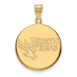 University of North Texas Necklace | Sterling Silver Pendant | UNT