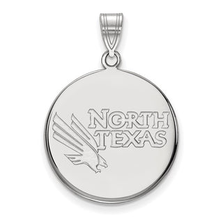 University of North Texas Necklace | Sterling Silver Pendant | UNT