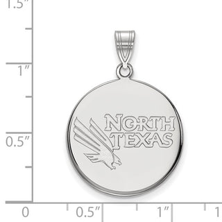 University of North Texas Necklace | Sterling Silver Pendant | UNT