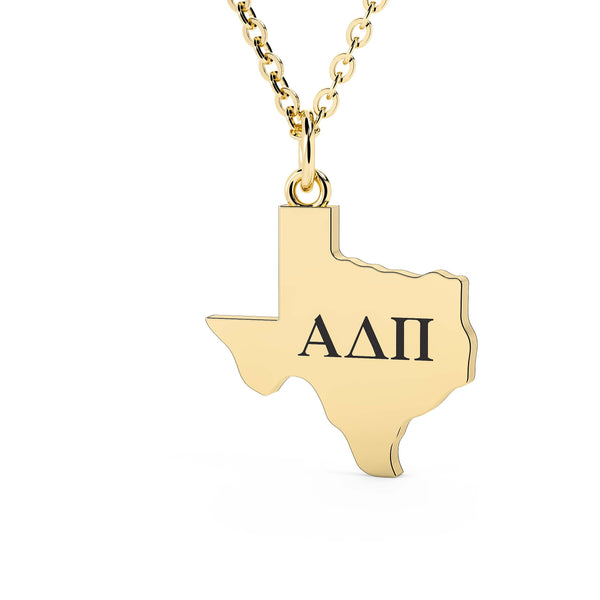 Lock Necklace Alpha Delta Pi – San Jose Jewelers